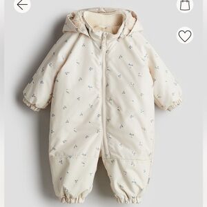 H&M little girls snowsuit